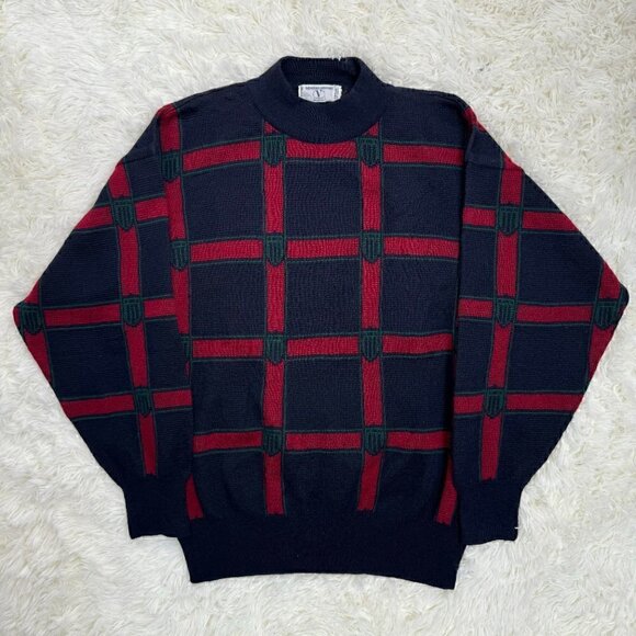 Valentino Unisex Vintage sweater 100% LANA wool - Picture 4 of 11